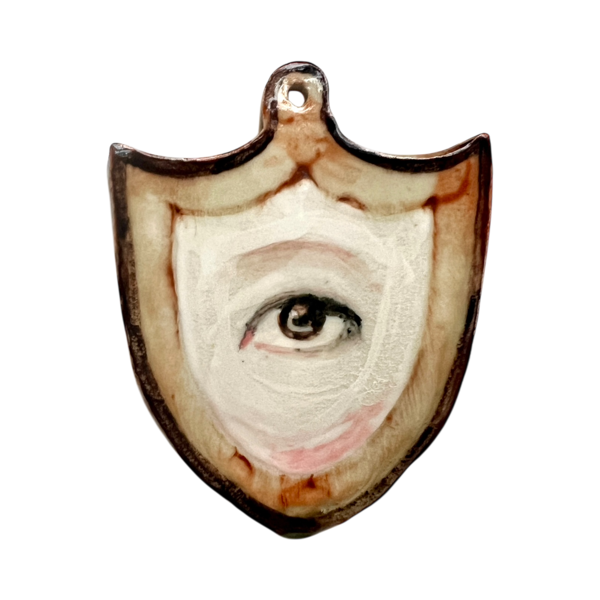 No. 168 Handmade Ornament - Bronzed Shield