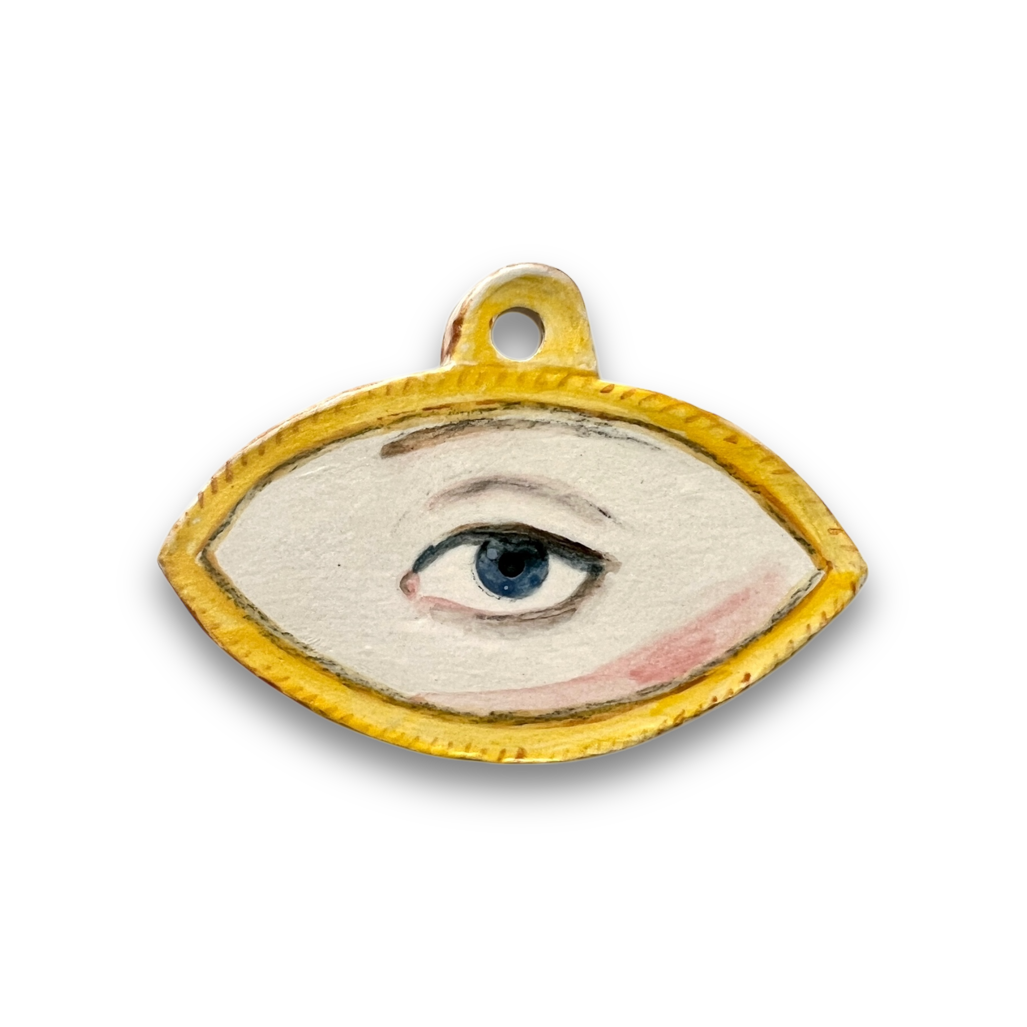 No. 37 Handmade Ornament - Gold Navette