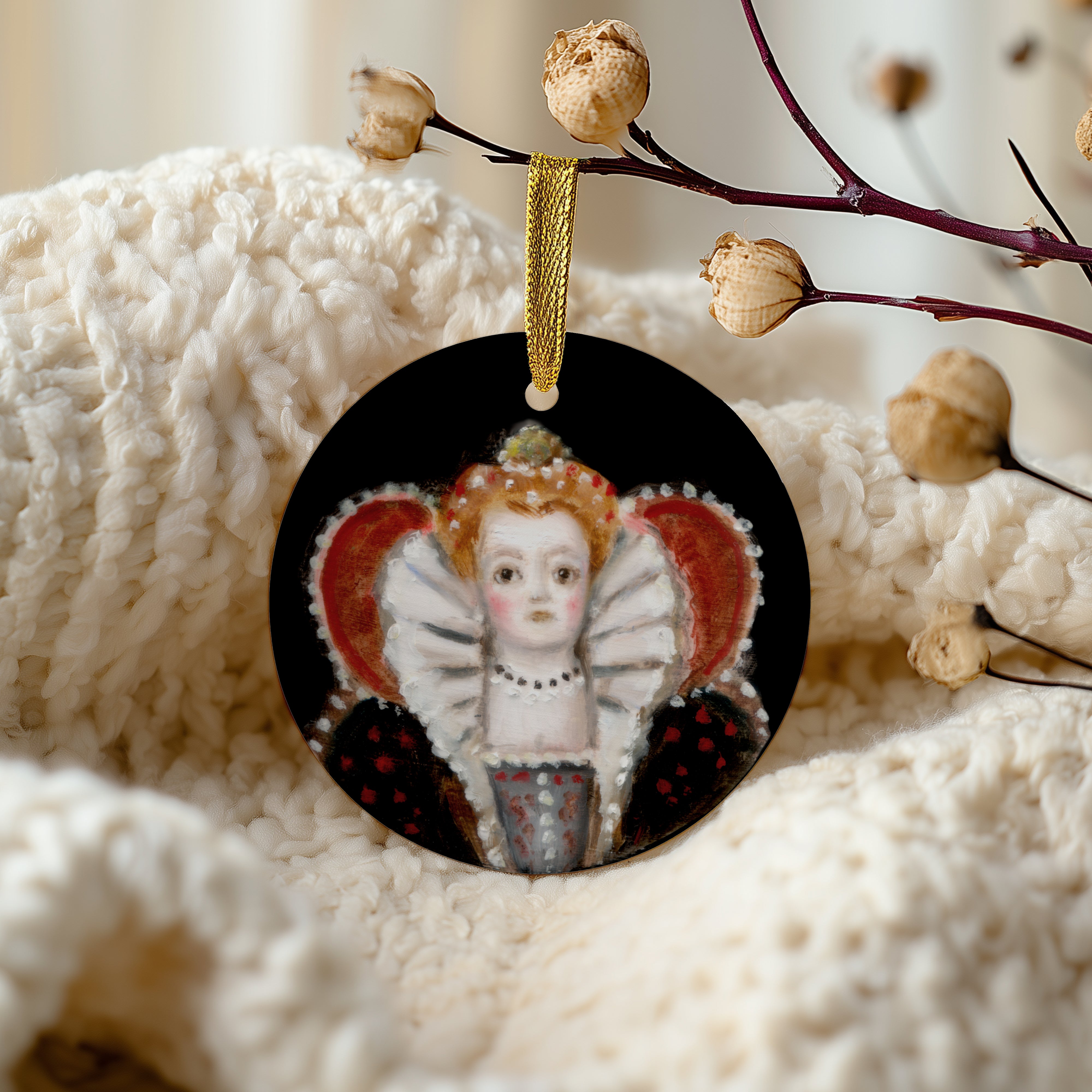 Elizabeth I Ceramic Ornament