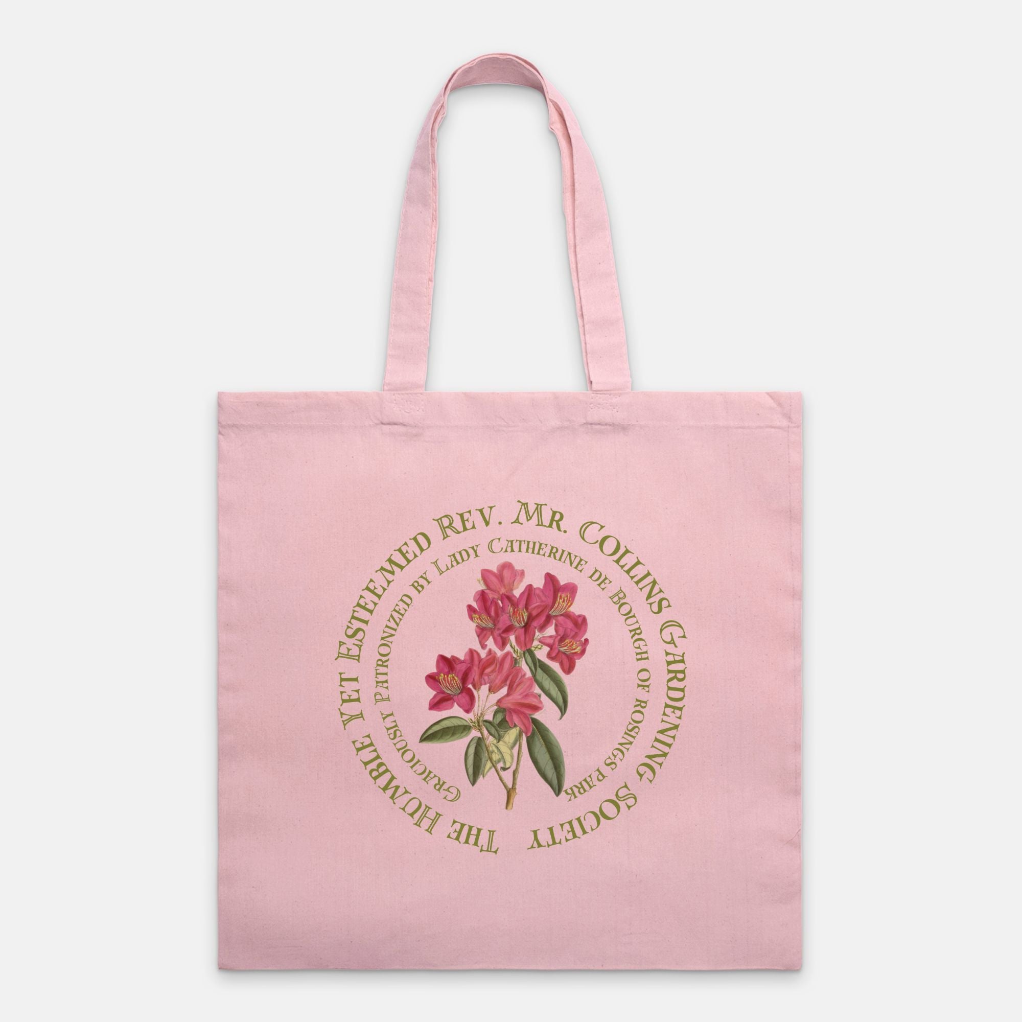 The Humble Yet Esteemed Rev. Mr. Collins Gardening Society Tote Bag
