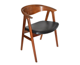 1960s Vintage Erik Kirkegaard for Høng Stolefabrik Danish Mid-Century Modern Teak Compass Chair