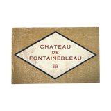 Vintage French Souvenir Postcard Book of Fontainbleau