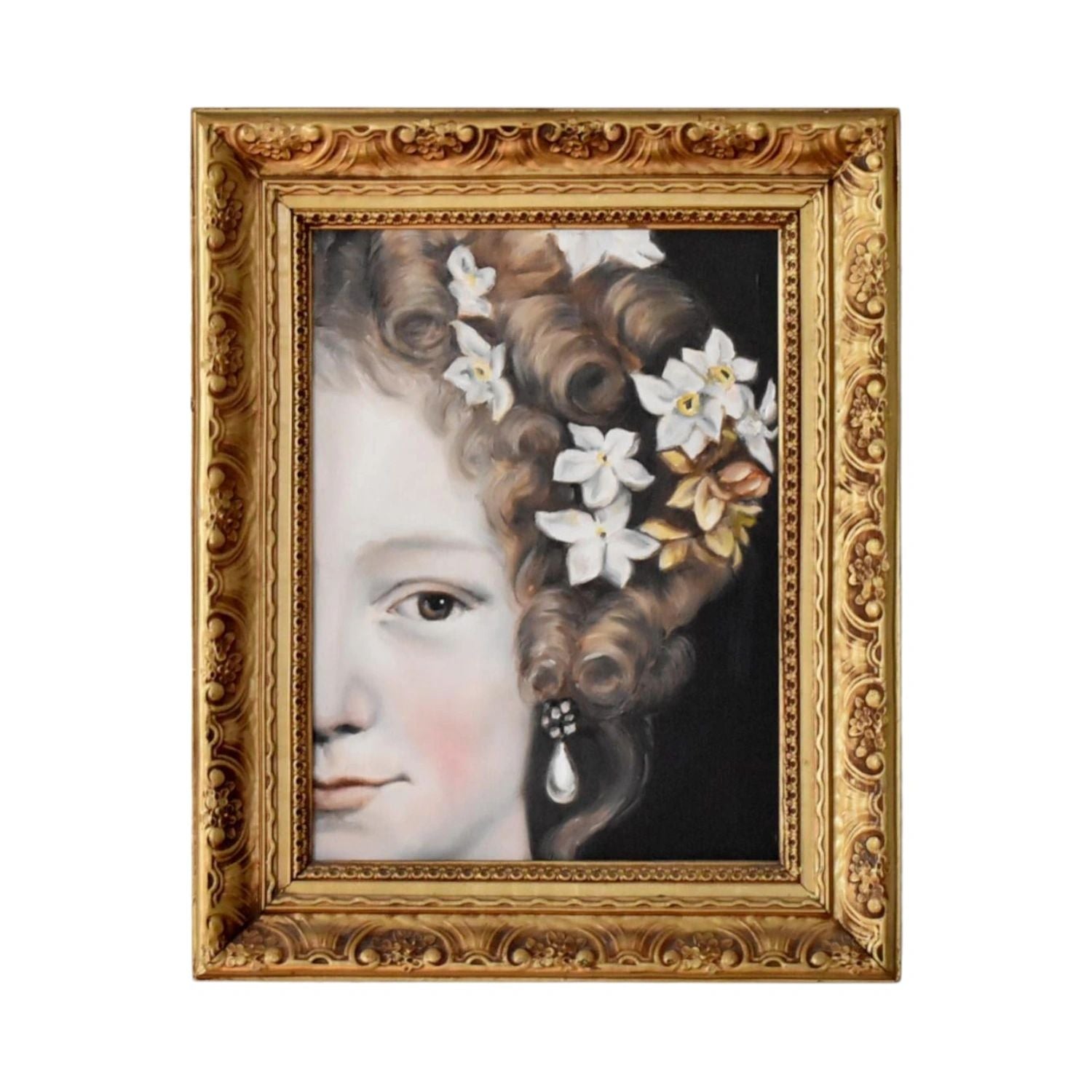 Portrait of a Lady with Flowers