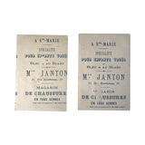 19th-C French Publicity Cards with Children