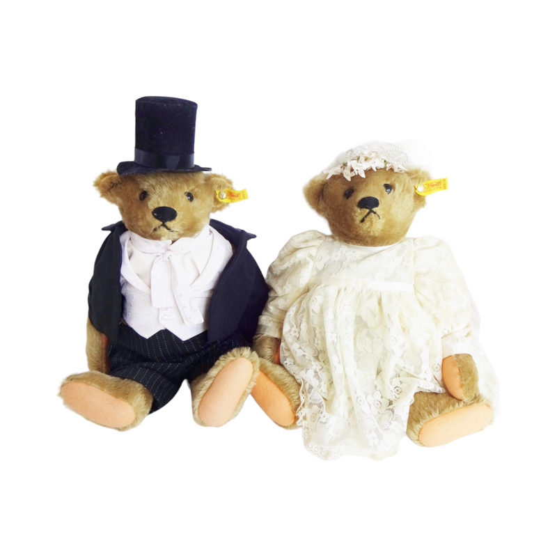 Vintage Steiff Teddy Bear Wedding Party