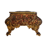 Napoleon III Ormolu Jewelry Box with Winged Lions
