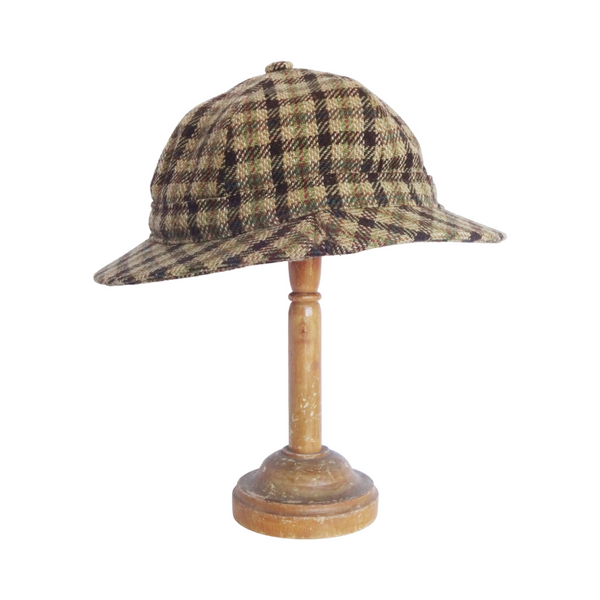 Vintage Scottish Houndstooth Rain Hat