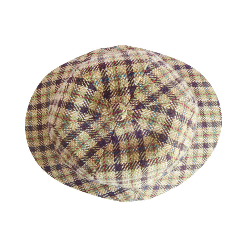 Vintage Scottish Houndstooth Rain Hat