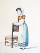 Pair of c. 1800-1815 French Theatre Costume Engravings