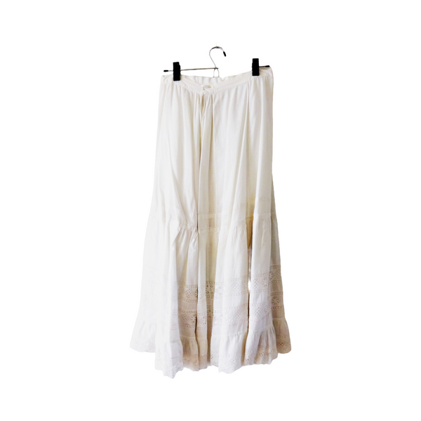 1880-1890 Victorian Linen Petticoat