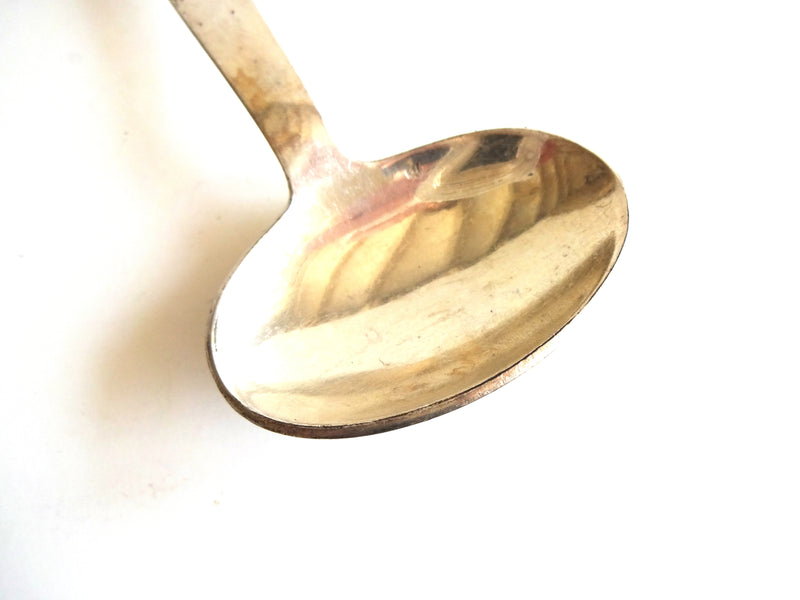 Vintage French Silverplate Baby Feeding Spoon