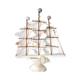 Seashell Ship Figurine