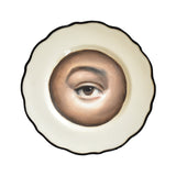 Lover's Eye Painting on a Black Border Plate
