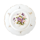 19th Century Victorian Floral Dessert Plates
