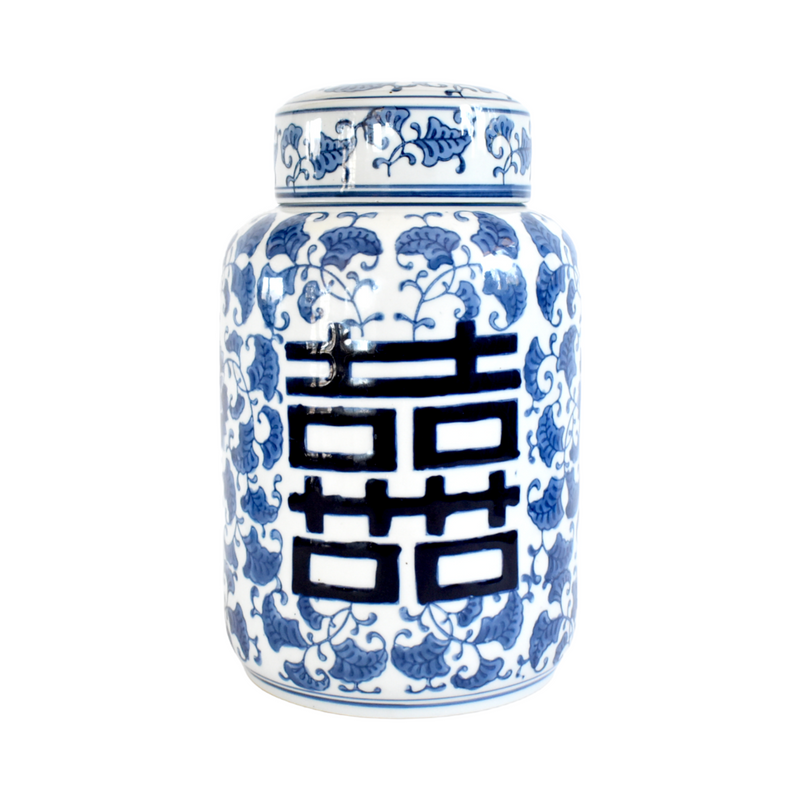 Blue and White Chinese Export Ginger Jar