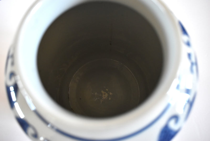 Blue and White Chinese Export Ginger Jar