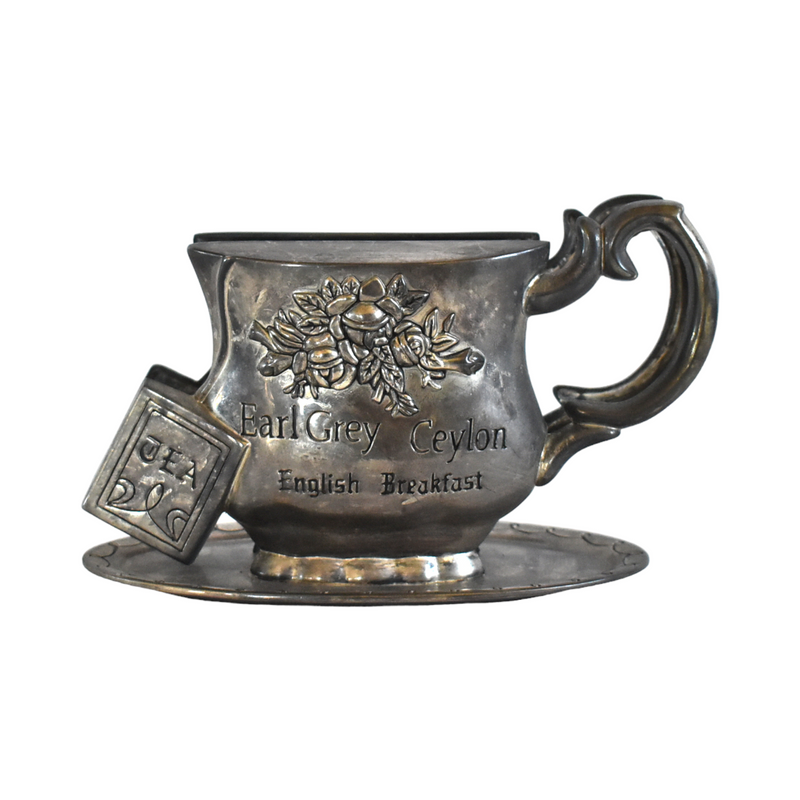 Royal Doulton Earl Grey Tea Pewter Napkin Holder