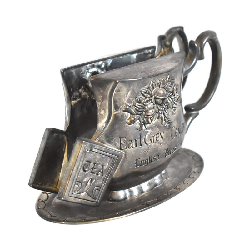 Royal Doulton Earl Grey Tea Pewter Napkin Holder