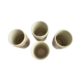 Mid-Century Gerz West German Ceramic Tumblers - Set of 4