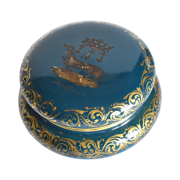 Limoges Box from Langeais with Queen Claude's Royal Crown and Ermine