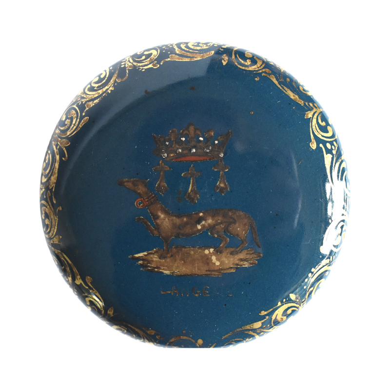 Limoges Box from Langeais with Queen Claude's Royal Crown and Ermine