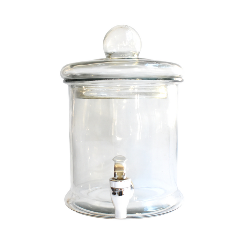 Early 21st Century Clear Glass Drinks Dispenser
