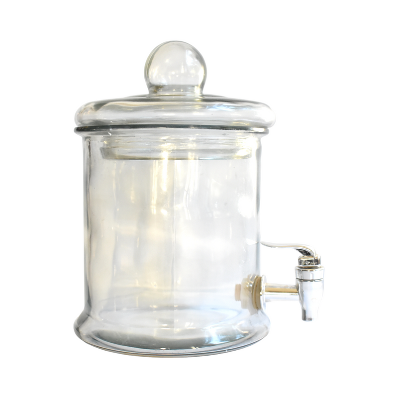 Early 21st Century Clear Glass Drinks Dispenser