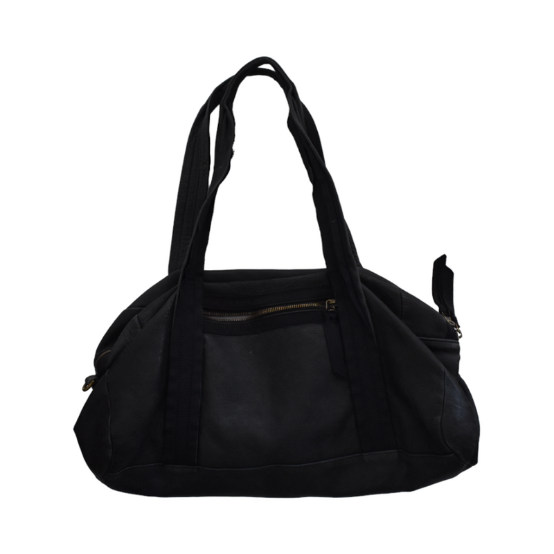 Lanvin Navy Blue Duffel Bag Purse