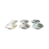 Mid-Century Signed Handmade Ceramic Small Pastel Bowls - Set of 6