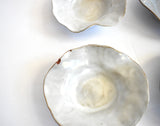 Mid-Century Signed Handmade Ceramic Small Pastel Bowls - Set of 6