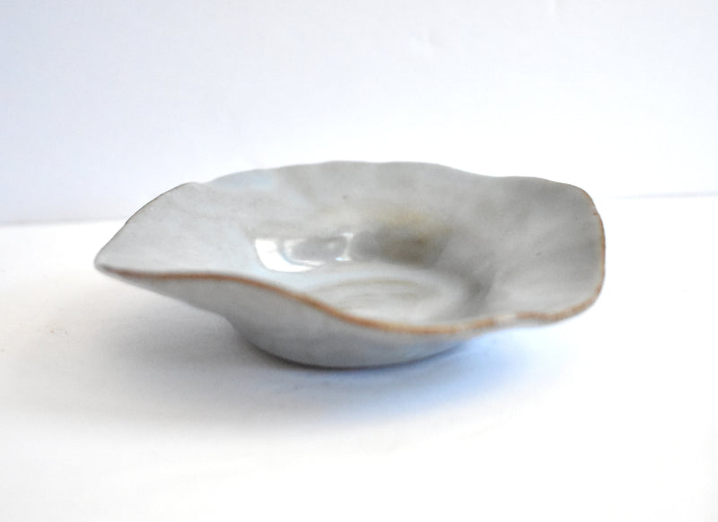 Mid-Century Signed Handmade Ceramic Small Pastel Bowls - Set of 6