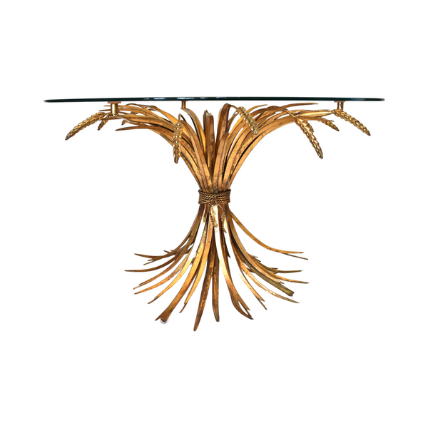 Vintage Mid-Century Italian Sheaf of Wheat Table