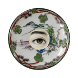 New! - Lover's Eye Painting on a Japanese Porcelain Plate