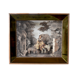 Pair of Mid-Century Narcissa Niblack Thorne Diorama Shadowboxes after Claude Lorrain