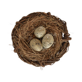 Nest with Speckled Eggs