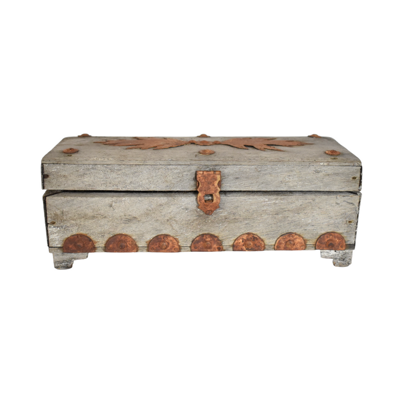 Vintage Weathered Wood Box