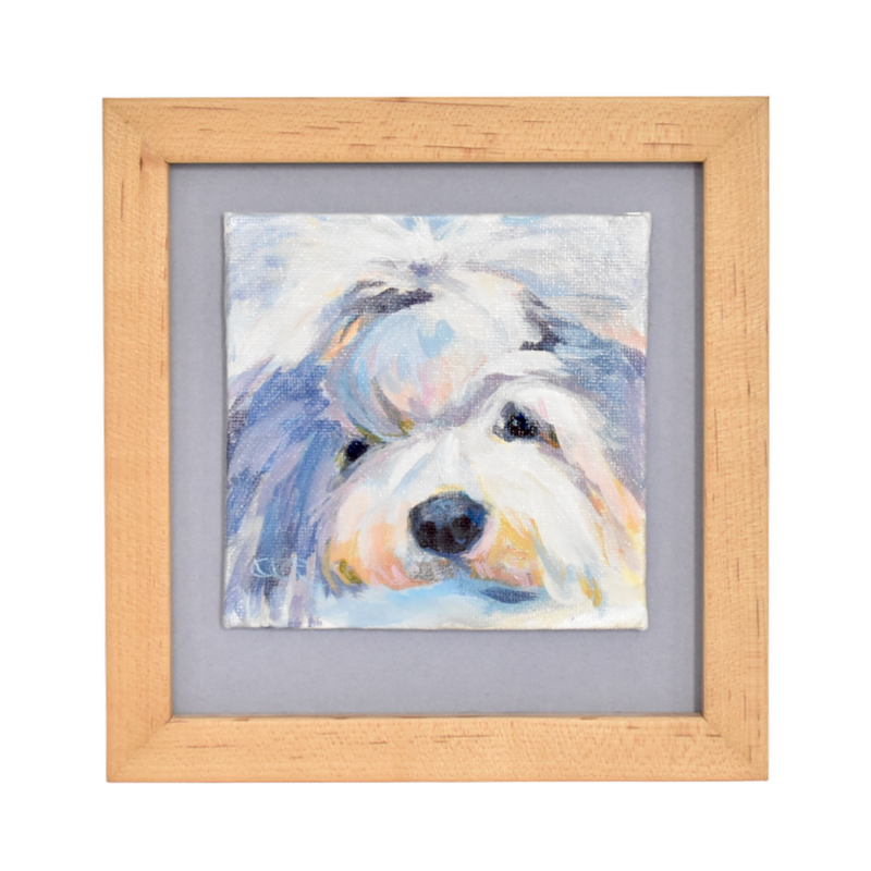 Dog Portrait by Kimberly Kelly Santini
