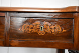 18th-Century Queen Anne Irish Marquetry Bureau Plat Desk