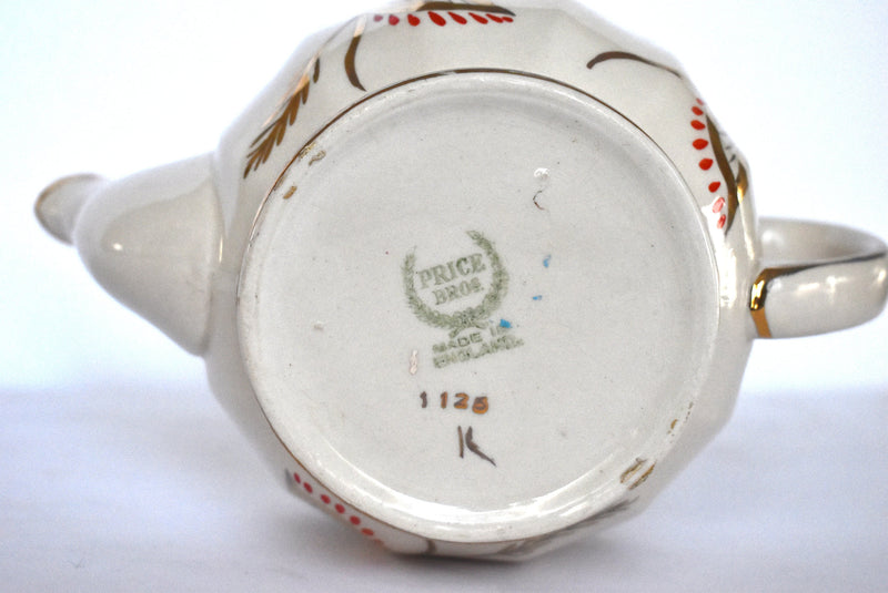 Early 20th-Century English Gold Luster Teapot