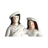 Antique Staffordshire Scottish Couple Figurine