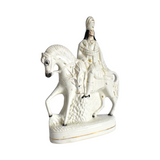 Antique Staffordshire Scottish Hunter on Horseback Figurine