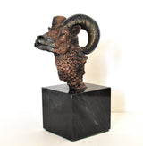 K. Cantrell Pewter Ram Sculpture - "Mountain Majesty"