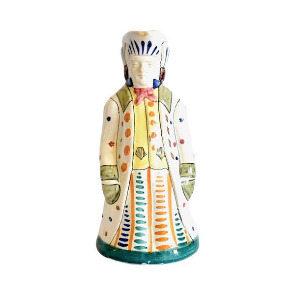 Italian Majolica Figural 18th-Century Man Pitcher Toby Jug