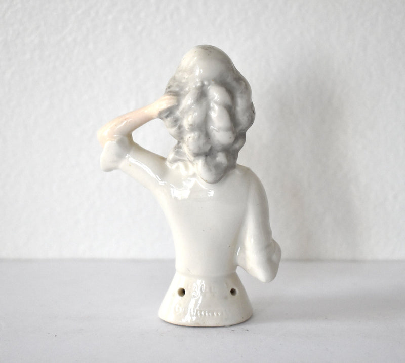 Antique German Porcelain "Half Doll" Figurine