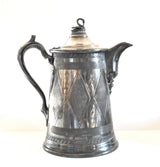 Antique C.1860-1870 Reed & Barton Stimpson Silver Plate Water Pitcher