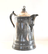 Antique C.1860-1870 Reed & Barton Stimpson Silver Plate Water Pitcher