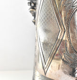 Antique C.1860-1870 Reed & Barton Stimpson Silver Plate Water Pitcher
