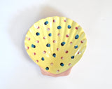 Colorful Ceramic Clam Shell Dish