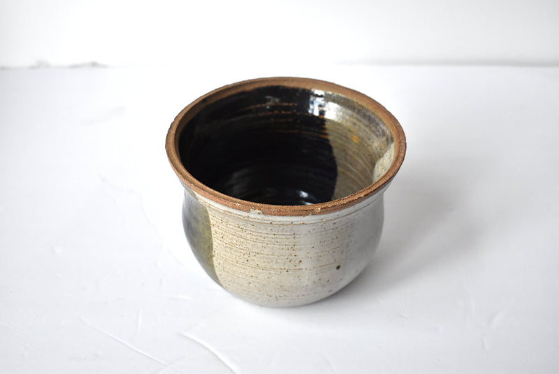 Vintage Stoneware Pottery Cachepot