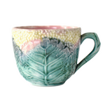Antique c. 1880s Etruscan Majolica Cauliflower Cup